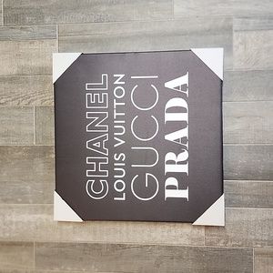 Designer brand wall art